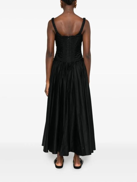 Aje pleated midi dress - Black