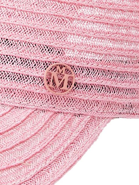 Maison Michel Tiger interwoven cap - Pink - zdjęcie produktu nr 2