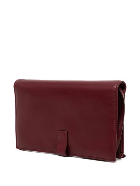 TOM FORD gold-tone clasp cross body bag - Red