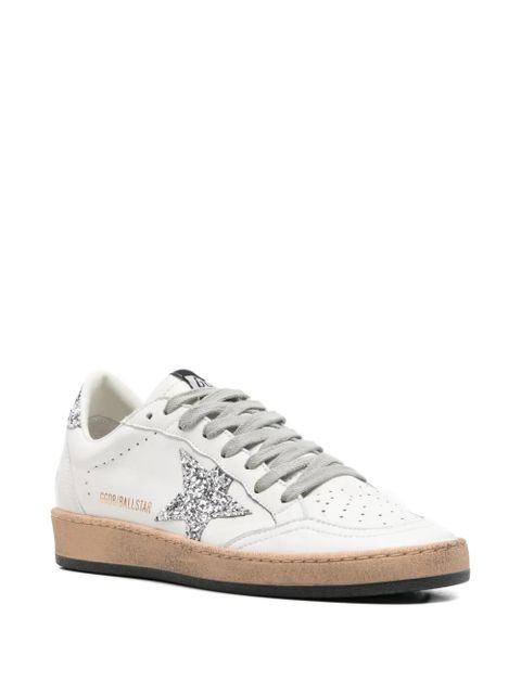 Golden Goose glitter star leather sneakers - White - zdjęcie produktu nr 2