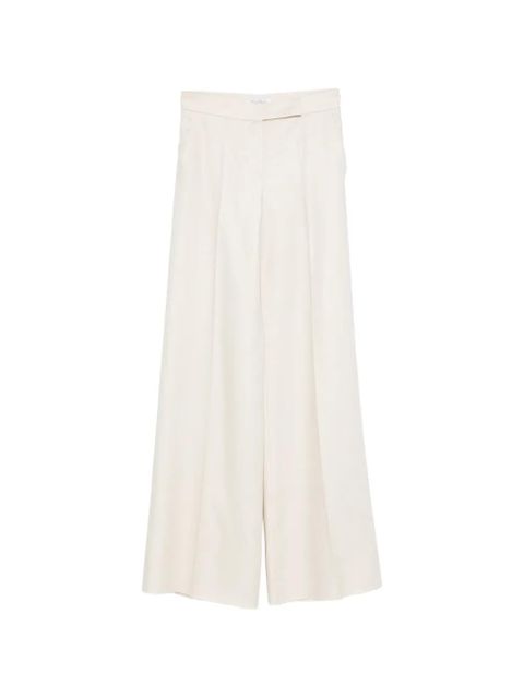 Max Mara Mxmbadesse pleated palazzo pants - Neutrals - zdjęcie produktu nr 1