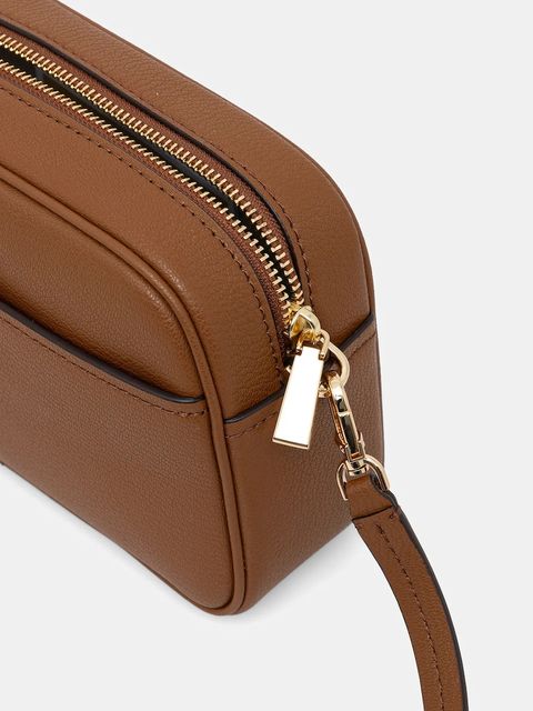 MICHAEL Michael Kors torebka skórzana kolor brązowy 32F5GJ6C5L