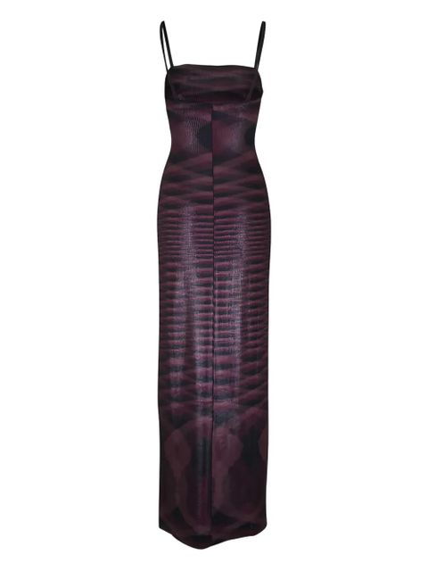 Missoni strappy printed maxi dress - Purple - zdjęcie produktu nr 2