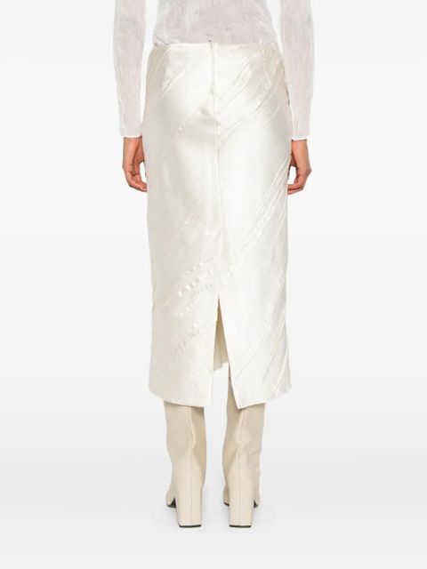 Sportmax Ruta midi skirt - Neutrals