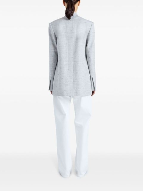 Proenza Schouler Hadley mélange-effect blazer - Grey