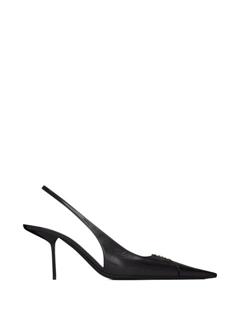 Saint Laurent Breteuil leather pumps - Black - zdjęcie produktu nr 1