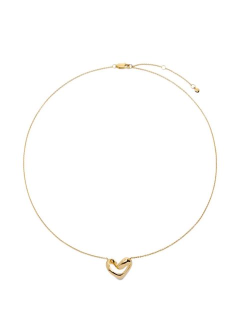 Monica Vinader heart-pendant necklace - Gold - zdjęcie produktu nr 1