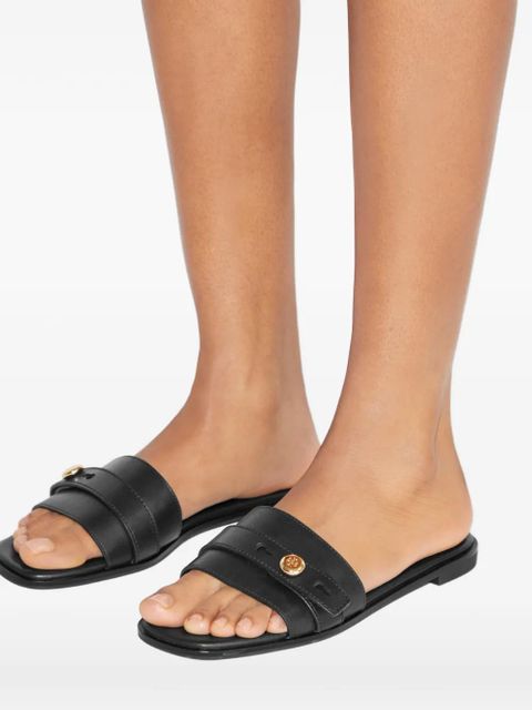 Tory Burch Romy button slide slide - Black