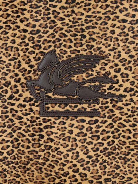 ETRO small Libra leopard-print tote bag - Neutrals