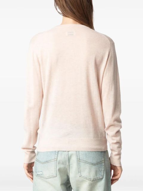 Zadig&Voltaire Pravis Heart sweater - Neutrals