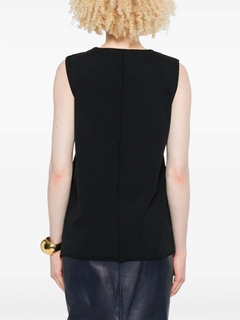 KHAITE organic cotton top - Black