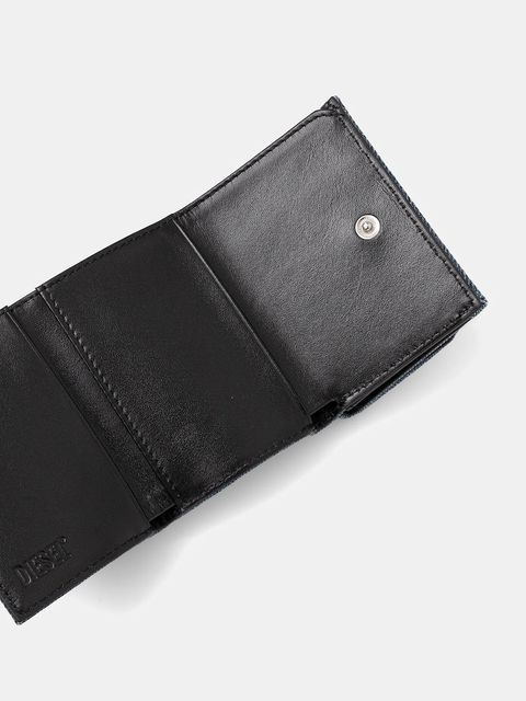 Diesel portfel 1DR 1DR TRI FOLD COIN XS II damski kolor niebieski X09887.P1730