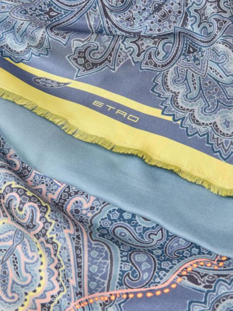 ETRO paisley scarf - Blue - zdjęcie produktu nr 2