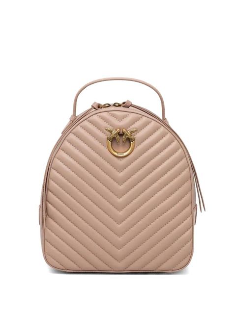 PINKO leather backpack - Neutrals - zdjęcie produktu nr 1