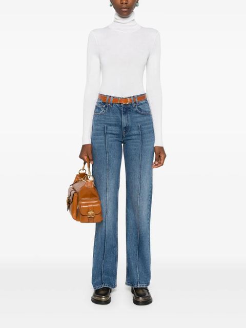 Maje roll-neck wool-silk sweater - Neutrals - zdjęcie produktu nr 2