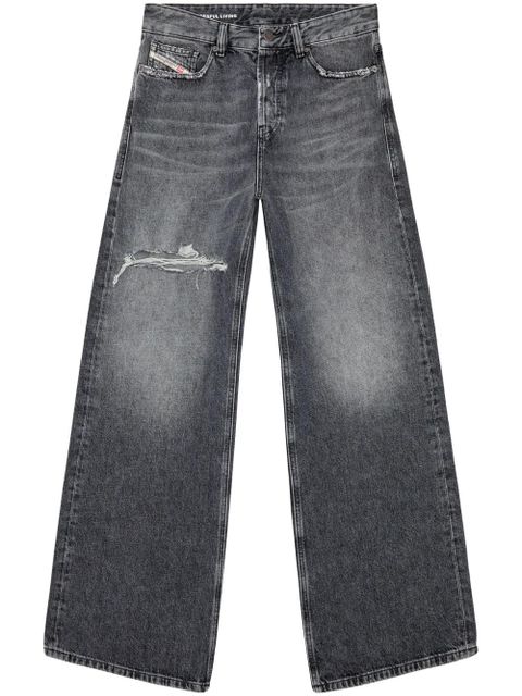 Diesel 1996 D-Sire low-rise wide-leg jeans - Grey - zdjęcie produktu nr 1