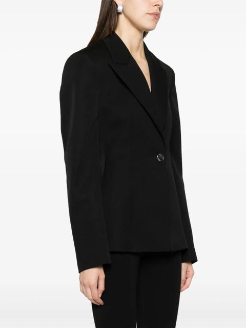 The Attico single-breasted virgin wool blazer - Black - zdjęcie produktu nr 2