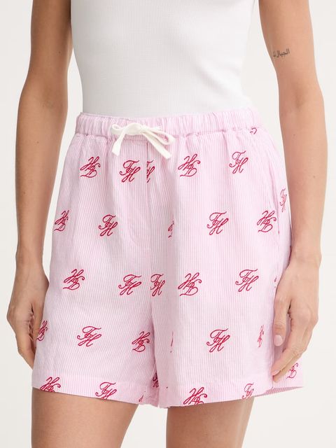Tommy Hilfiger szorty damskie z lnem SUMMER - zdjęcie produktu nr 1
