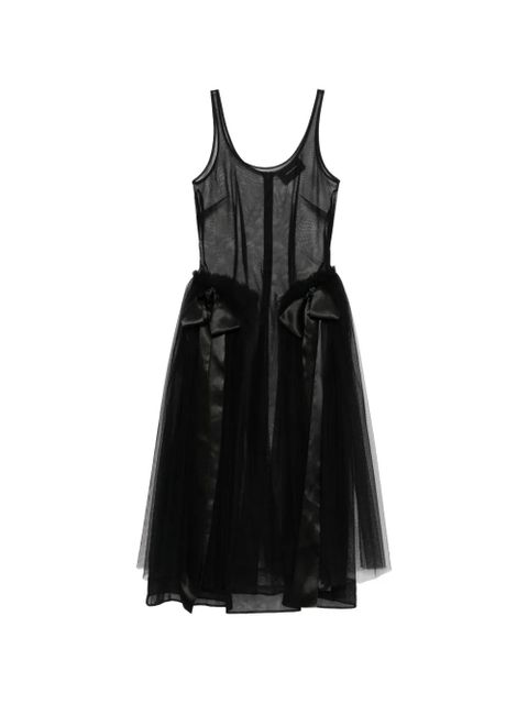 Simone Rocha bow midi dress - Black - zdjęcie produktu nr 1
