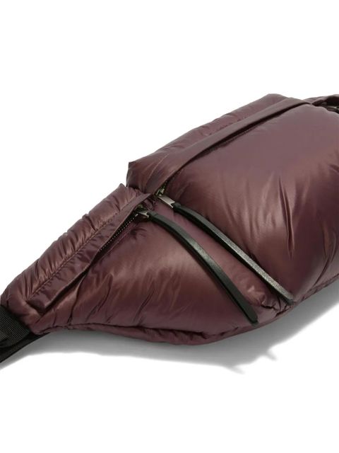 Jil Sander logo-print leather belt bag - Brown