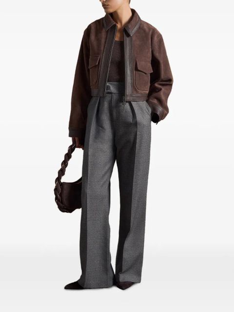 Manière De Voir Denise zip-up jacket - Brown - zdjęcie produktu nr 2