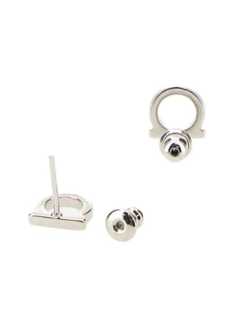 Ferragamo Gancini stud earrings - Silver