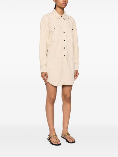 MARANT ÉTOILE Ilaya denim dress - Neutrals