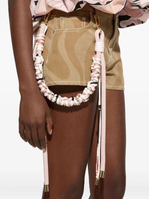 PUCCI braid-tuburals belt - Pink - zdjęcie produktu nr 2