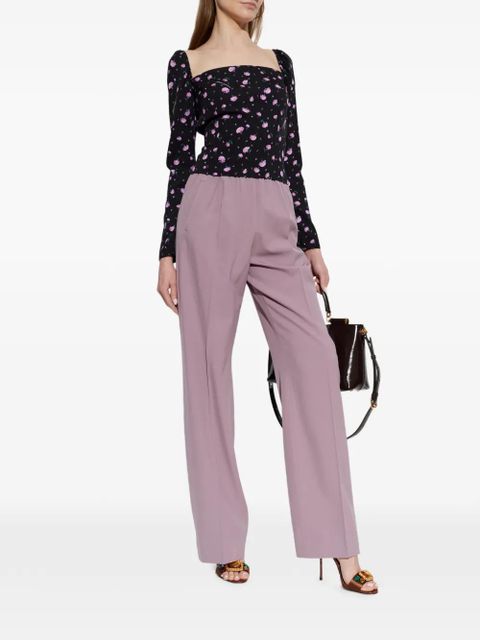 Dolce & Gabbana elasticated-waistband trousers - Purple - zdjęcie produktu nr 2