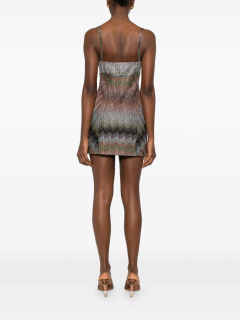 Missoni chevron-pattern mini dress - Pink