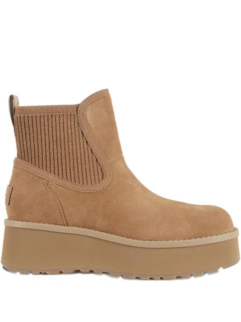 UGG 20mm ribbed platform boots - Brown - zdjęcie produktu nr 1