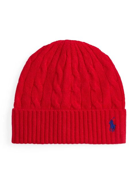 Polo Ralph Lauren czapka wełniana kolor czerwony 455981442 - zdjęcie produktu nr 1