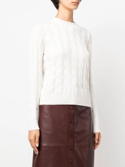 Max Mara cable-knit cashmere jumper - Neutrals - zdjęcie produktu nr 2