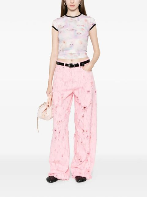 Diesel T-unkp printed T-shirt - White