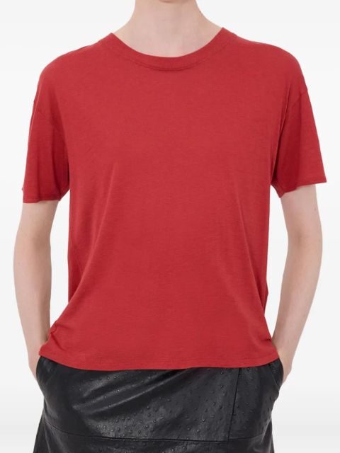 LouLou de Saison Ezra Lds ribbed T-shirt - Red