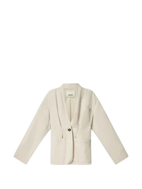 ISABEL MARANT Soraya patch-pocket blazer - Neutrals - zdjęcie produktu nr 1