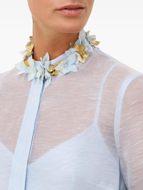 ZIMMERMANN Illuminate shirt - Blue