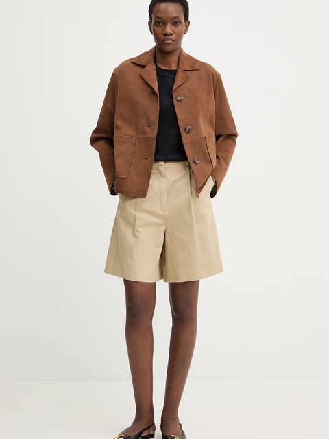 Weekend Max Mara szorty z dodatkiem lnu ECUBA - zdjęcie produktu nr 1