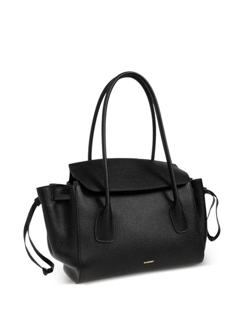 Jil Sander leather tote bag - Black