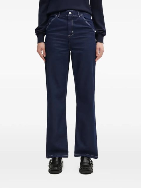 Carhartt WIP Simple contrast-stitch flared jeans - Blue - zdjęcie produktu nr 1