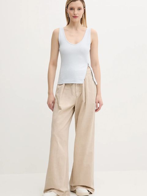 G-Star top bawełniany kolor niebieski D26226-D275