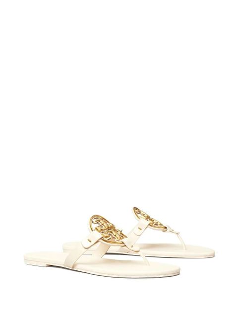 Tory Burch Miller soft leather sandals - White - zdjęcie produktu nr 2