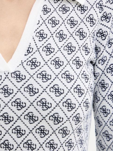 Guess sukienka z domieszką wełny AUBREY kolor beżowy mini dopasowana W5BK25 Z3JD2