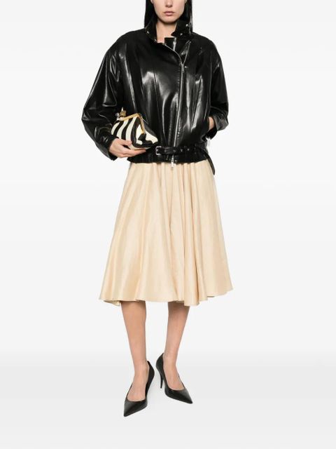 Self-Portrait buckle waist jacket - Black - zdjęcie produktu nr 1