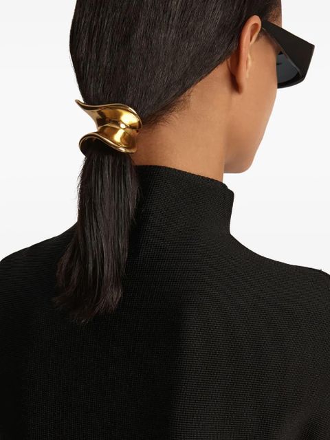 KHAITE Shadow hair cuff - Gold