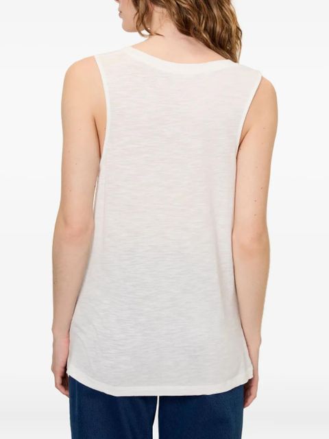 American Vintage Jacksonville scoop neck vest - White