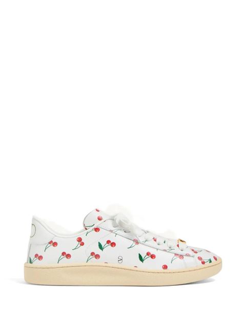 Valentino Garavani Royco cherryfic-print sneakers - White - zdjęcie produktu nr 1