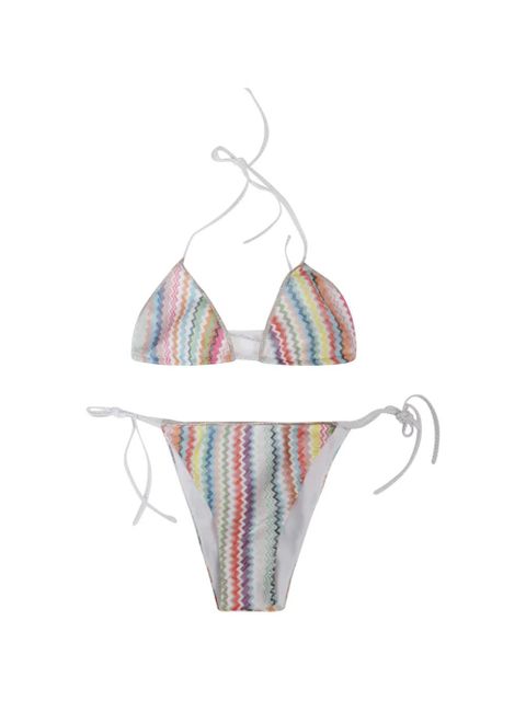 Missoni zig-zag-pattern bikini - Blue - zdjęcie produktu nr 1