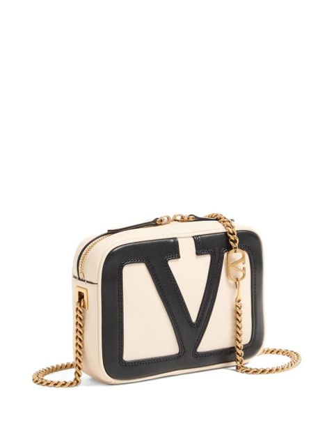Valentino Garavani logo-embellished crossbody bag - White