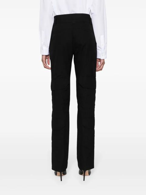 Givenchy fine-check-pattern cargo trousers - Black